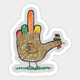 Thanksgiving Bird Sticker